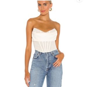 NBD Ivory Corset Top